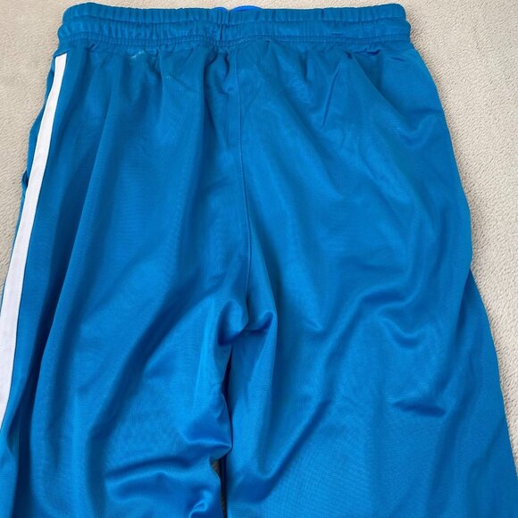 Mens Track Pants Small Blue Drawstring Pull On Straight Leg Activewear Casual - Picture 10 of 11